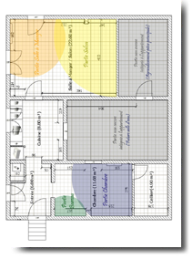 plan amnag de l'appartement